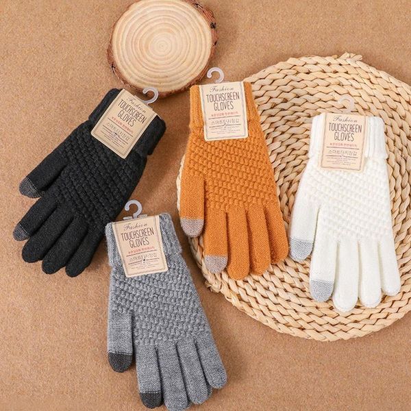 sports gloves women's cashmere knitted winter women autumn warm thick touch screen skiing, Black
sports gloves women's cashmere knitted winter women autumn warm thick touch screen skiing, Black