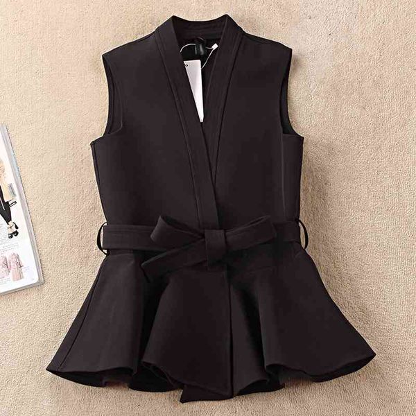 korean women's black jacket vest casual slim sleeveless ladies office suit elegant coat 210527, White;black
korean women's black jacket vest casual slim sleeveless ladies office suit elegant coat 210527, White;black