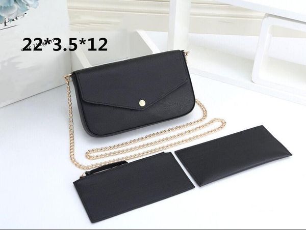 handbag women vintage shoulder bag with box 3 piece/set clutch wallet luxury designer crossbody bags removable chain coin purse tote 058
handbag women vintage shoulder bag with box 3 piece/set clutch wallet luxury designer crossbody bags removable chain coin purse tote 058
