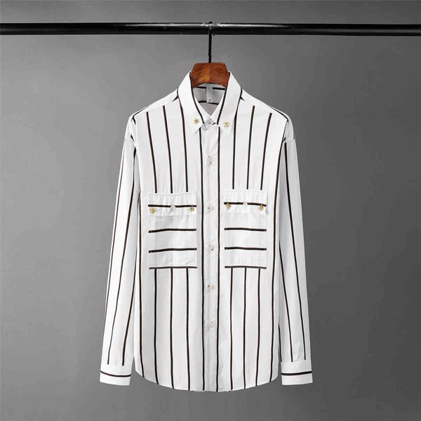 tee polo shirt shirt shirt loose stripe luxury two pocket long sleeve mens fashion skull metal button casual male shirts, White;black
tee polo shirt shirt shirt loose stripe luxury two pocket long sleeve mens fashion skull metal button casual male shirts, White;black
