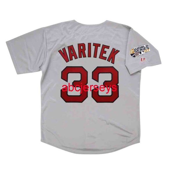 stitched custom jason varitek 2007 grey road world series jersey add name number baseball jersey, Black
stitched custom jason varitek 2007 grey road world series jersey add name number baseball jersey, Black