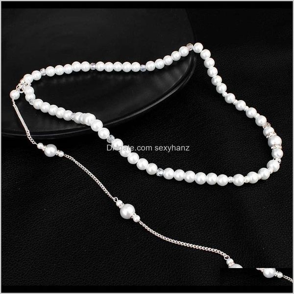 necklaces & pendants drop delivery 2021 simple long pearl pendant with diamond tassel necklace back body chain yiwu jewelry rp5ix, Silver
necklaces & pendants drop delivery 2021 simple long pearl pendant with diamond tassel necklace back body chain yiwu jewelry rp5ix, Silver