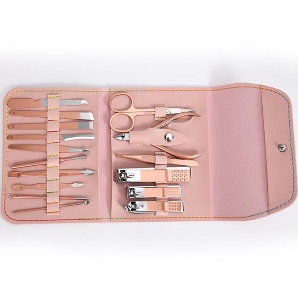 18pcs nail set pedicure clippers gift family stainless steel professional clipper dead skin shear with holster art kits
18pcs nail set pedicure clippers gift family stainless steel professional clipper dead skin shear with holster art kits