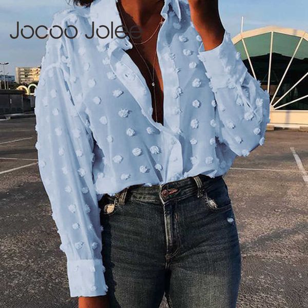 jocoo jolee womens and blouses elegant long sleeve white ol shirt chic polka dot chiffon blouse perspective tunic 210619
jocoo jolee womens and blouses elegant long sleeve white ol shirt chic polka dot chiffon blouse perspective tunic 210619