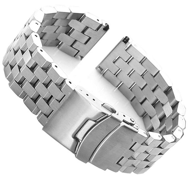watch bands high brushed stainless steel band strap 18mm 20mm 22mm 24mm 26mm metal replacement bracelet men women wristband, Black;brown
watch bands high brushed stainless steel band strap 18mm 20mm 22mm 24mm 26mm metal replacement bracelet men women wristband, Black;brown