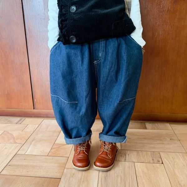 jeans autumn arrival korean style cotton pure color casual all-match loose long pants for fashion cute baby girls and boys, Blue
jeans autumn arrival korean style cotton pure color casual all-match loose long pants for fashion cute baby girls and boys, Blue