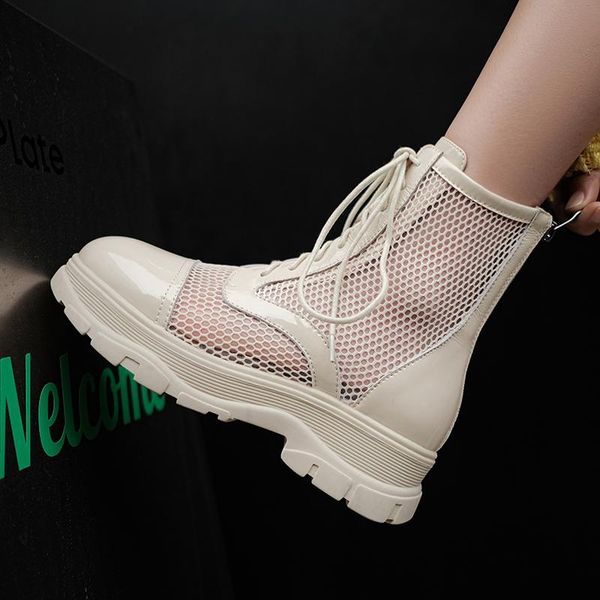 boots patent leather mesh summer women sneaker round toe lace up flat platform shoes woman ankle, Black
boots patent leather mesh summer women sneaker round toe lace up flat platform shoes woman ankle, Black