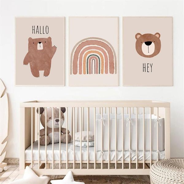 paintings boho abstract rainbow canvas print bear poster nursery wall art painting child prints nordic pictures baby kids room decor
paintings boho abstract rainbow canvas print bear poster nursery wall art painting child prints nordic pictures baby kids room decor