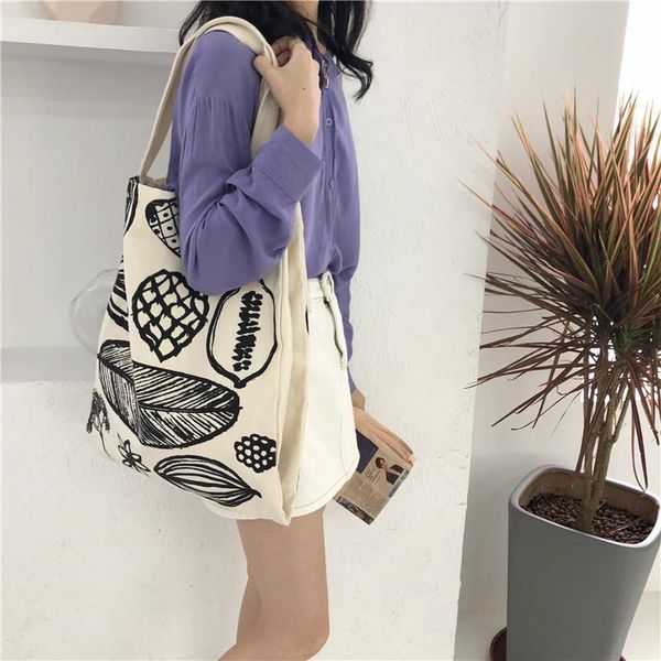 evening bags women canvas shoulder bag leaf printing female large capacity shopping lady eco pure cotton beige handbag junior miss #20
evening bags women canvas shoulder bag leaf printing female large capacity shopping lady eco pure cotton beige handbag junior miss #20
