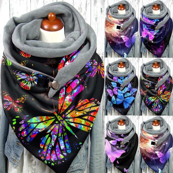 scarves winter scarf for women fashion butterfly printing button soft wrap casual foulard femme warm shawls hijabs, Blue;gray
scarves winter scarf for women fashion butterfly printing button soft wrap casual foulard femme warm shawls hijabs, Blue;gray