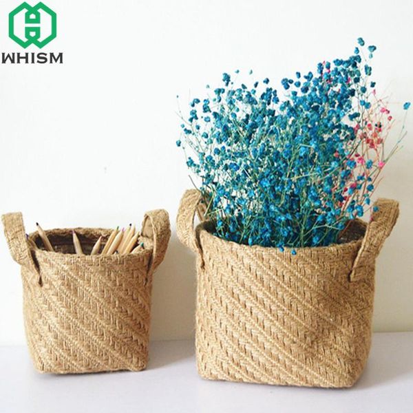 storage bags 1pc foldable woven sacks sundries organizer laundry pag flower planter basket home garden boxes decoration
storage bags 1pc foldable woven sacks sundries organizer laundry pag flower planter basket home garden boxes decoration