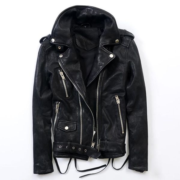 women's leather & faux 2022 motorcycle jacket with belt zipper slim fit sheepskin fashion coat women lady's biker black
women's leather & faux 2022 motorcycle jacket with belt zipper slim fit sheepskin fashion coat women lady's biker black