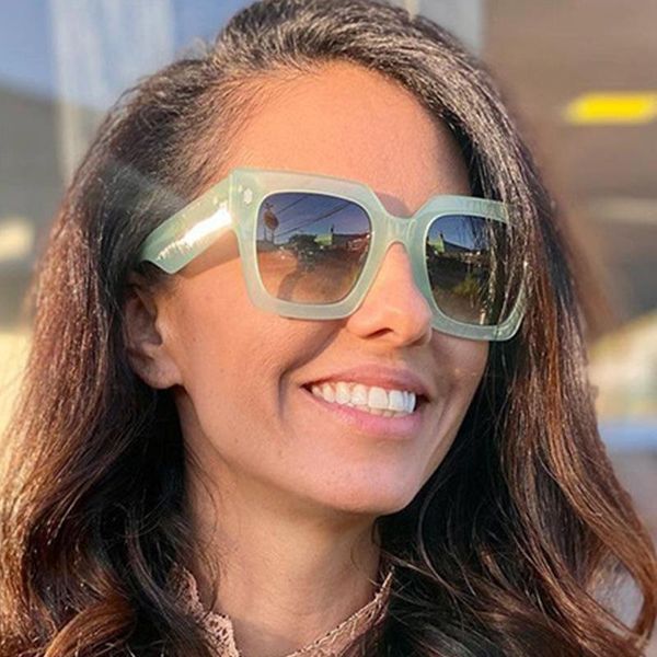sunglasses fashion square oversized women vintage cat eye design sun glasses female ocean color gradient shades, White;black
sunglasses fashion square oversized women vintage cat eye design sun glasses female ocean color gradient shades, White;black