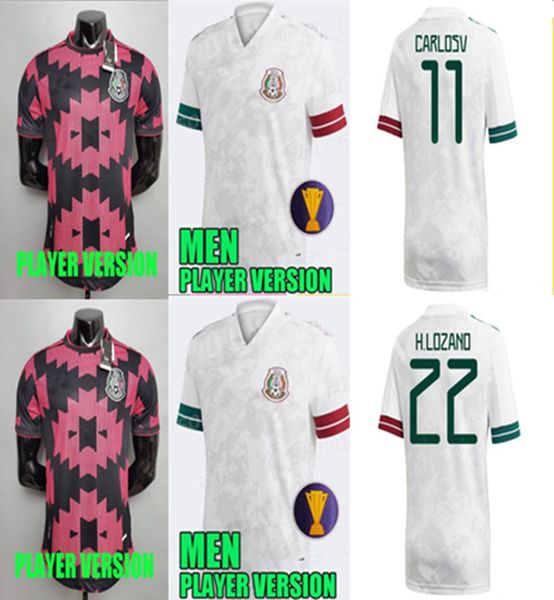 high-quality 2021 2022 mexico soccer jersey home 21 22 chicharito lozano dos santos football shirt men + kids kit sets uniforms, Black;yellow
high-quality 2021 2022 mexico soccer jersey home 21 22 chicharito lozano dos santos football shirt men + kids kit sets uniforms, Black;yellow