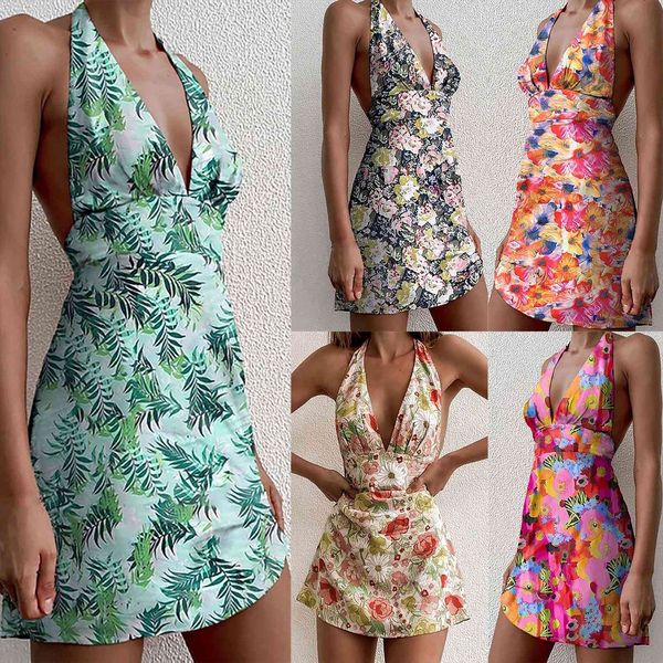 halter floral printed womens dress sleeveless v neck mini slim backless night club party queen vestidos de mujer, Black;gray
halter floral printed womens dress sleeveless v neck mini slim backless night club party queen vestidos de mujer, Black;gray