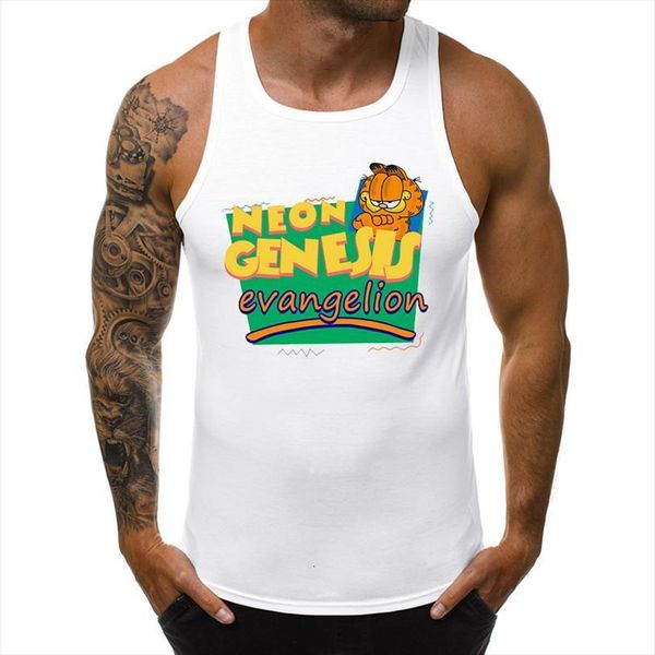 garf cat men tank garfield and friends printed sleeveless garment singlet casual clothing fashion cool vest, White;black
garf cat men tank garfield and friends printed sleeveless garment singlet casual clothing fashion cool vest, White;black