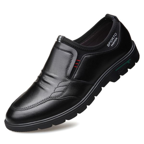 dress shoes leather men's korean version of the spring new breathable business casual all-match british trend sb58, Black
dress shoes leather men's korean version of the spring new breathable business casual all-match british trend sb58, Black