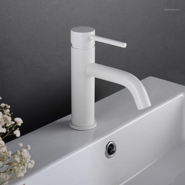 white bathroom basin faucet single hole handle water tap deck mounted and cold mixer1
white bathroom basin faucet single hole handle water tap deck mounted and cold mixer1