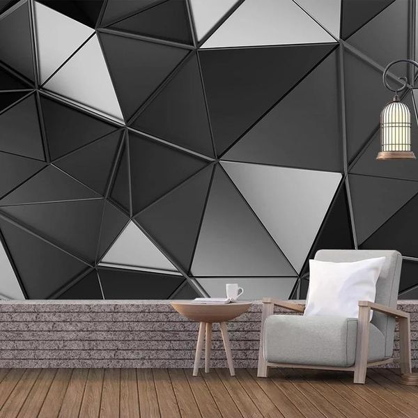 custom 3d self adhesive wallpaper modern stereoscopic black gray geometric art mural bedroom living room tv background decor wallpapers
custom 3d self adhesive wallpaper modern stereoscopic black gray geometric art mural bedroom living room tv background decor wallpapers