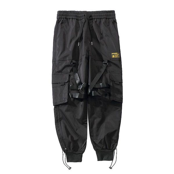 zhuzunzhe 2021 hip streetwear men's joggers pants men ribbons cotton cargo pant trousers elastic waist harem, Black
zhuzunzhe 2021 hip streetwear men's joggers pants men ribbons cotton cargo pant trousers elastic waist harem, Black