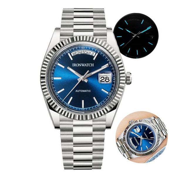 wristwatches ironwatch men watch mechanical automatic date just business 6330 stainless steel 10bar bgw9 luminous, Slivery;brown
wristwatches ironwatch men watch mechanical automatic date just business 6330 stainless steel 10bar bgw9 luminous, Slivery;brown