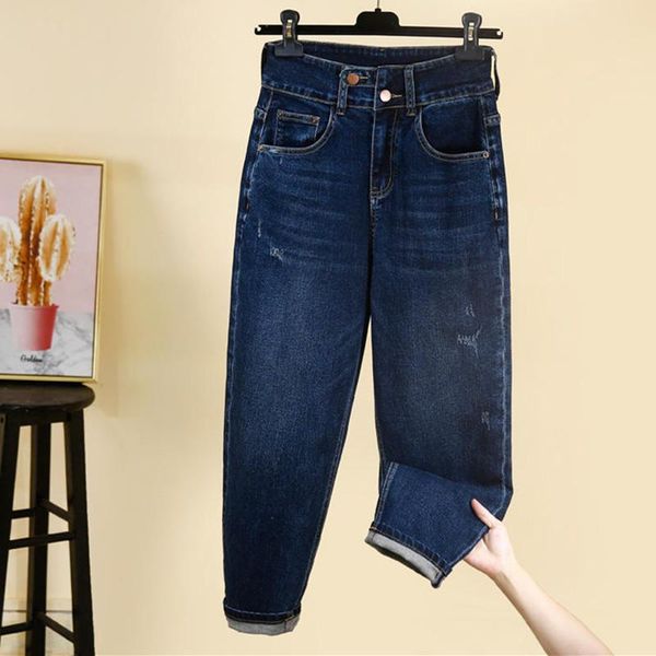 women's jeans boyfriend for women trousers loose stretch high waist female streetwear large size mom harem denim pants 5xl q3893, Blue
women's jeans boyfriend for women trousers loose stretch high waist female streetwear large size mom harem denim pants 5xl q3893, Blue