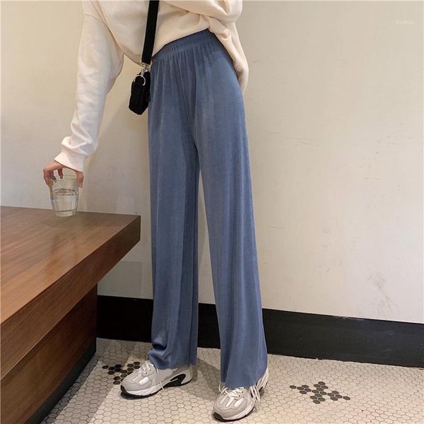 women's pants & capris qrwr 2021 spring autumn women fashion casual straight high waist wide leg loose solid color basic trousers, Black;white
women's pants & capris qrwr 2021 spring autumn women fashion casual straight high waist wide leg loose solid color basic trousers, Black;white