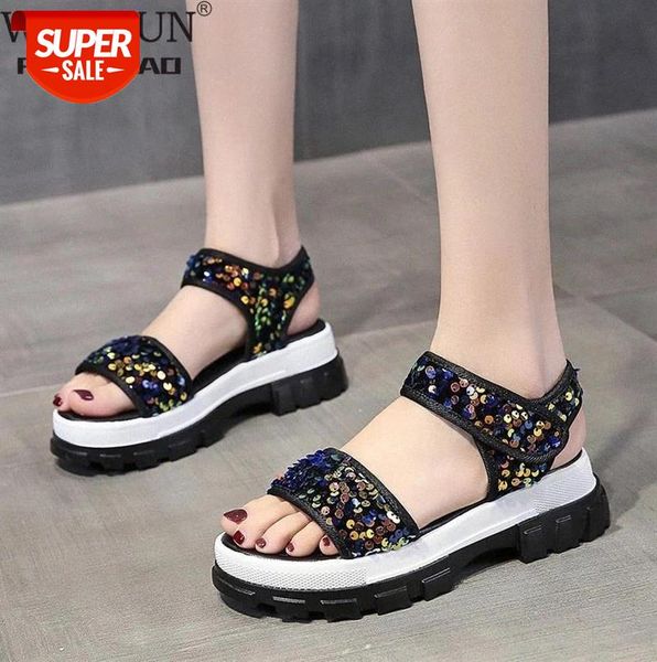 women platform sandals chunky wedges shoes for woman luxury designers brand sports casual fashion bling gladiator sandal summer #er0v, Black
women platform sandals chunky wedges shoes for woman luxury designers brand sports casual fashion bling gladiator sandal summer #er0v, Black