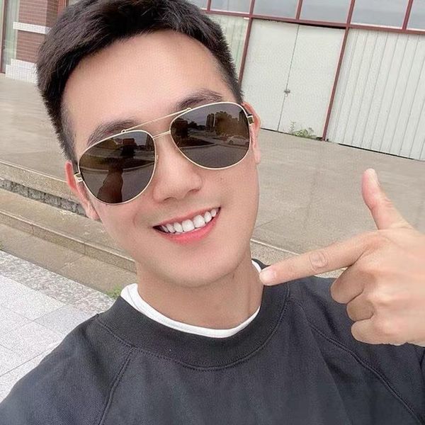 sunglasses gold black oval frame men's 0528s green brown gray lenses fashion women's glasses, White;black
sunglasses gold black oval frame men's 0528s green brown gray lenses fashion women's glasses, White;black