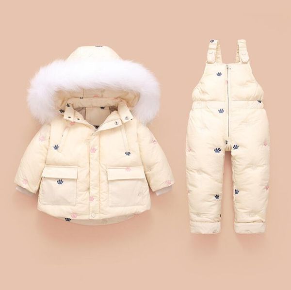 down coat toddler kids jacket suit baby girl coat+romper clothing set thickened child clothes russian winter puffer 1-3 years, Blue;gray
down coat toddler kids jacket suit baby girl coat+romper clothing set thickened child clothes russian winter puffer 1-3 years, Blue;gray