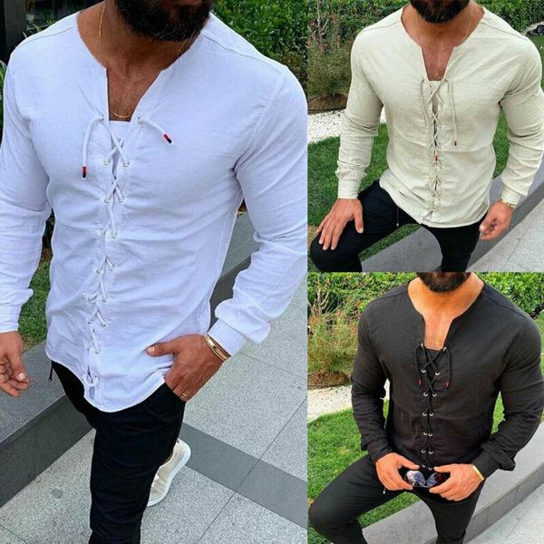 men's t-shirts 2021 summer long sleeve fitness t shirt men fashion drawstring o-neck collar patchwork t-shirt solid slim fit tshirt, White;black
men's t-shirts 2021 summer long sleeve fitness t shirt men fashion drawstring o-neck collar patchwork t-shirt solid slim fit tshirt, White;black