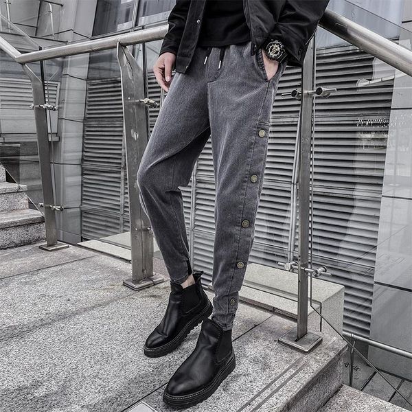 men's jeans grey black men skinny casual cargo trousers denim for outdoor travel pants slim fit side nail design, Blue
men's jeans grey black men skinny casual cargo trousers denim for outdoor travel pants slim fit side nail design, Blue