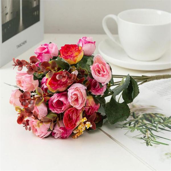 decorative flowers & wreaths artificial flower silk rose bouquets simulation cloth fake for wedding birthday party home decoration
decorative flowers & wreaths artificial flower silk rose bouquets simulation cloth fake for wedding birthday party home decoration