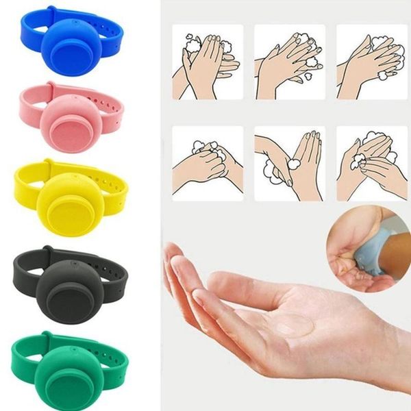 1pc cleaning hand sanitizert sub-packing wristbands disinfactant dispenser wristband this wearable sanitizer liquid soap
1pc cleaning hand sanitizert sub-packing wristbands disinfactant dispenser wristband this wearable sanitizer liquid soap