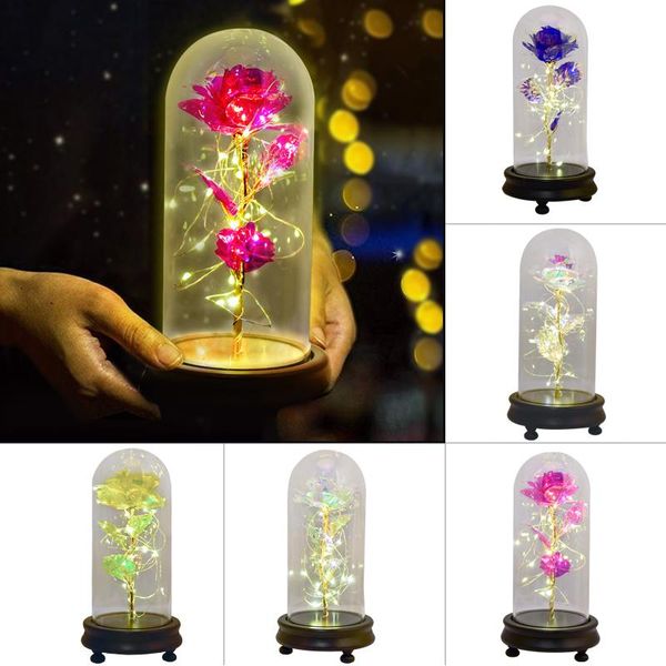 decorative flowers & wreaths 2021 eternal rose flower in glass dome gold leaf valentine's day gift led lamps simulation decor
decorative flowers & wreaths 2021 eternal rose flower in glass dome gold leaf valentine's day gift led lamps simulation decor