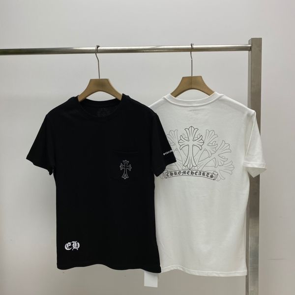 21 new fashion brand ch gradient phantom cross short sleeve boys' cotton t-shirt, White;black
21 new fashion brand ch gradient phantom cross short sleeve boys' cotton t-shirt, White;black