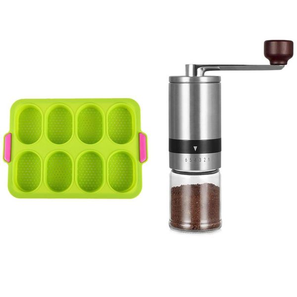 manual coffee grinders baguette baking tray non-stick perforated pan loaf mould with grinder (straight)
manual coffee grinders baguette baking tray non-stick perforated pan loaf mould with grinder (straight)