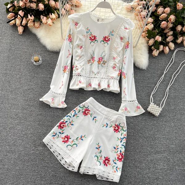 women's tracksuits syiwidii two piece women shorts set summer 2021 fashion print o neck flare sleeve ruffles shirts and zipper white, Gray
women's tracksuits syiwidii two piece women shorts set summer 2021 fashion print o neck flare sleeve ruffles shirts and zipper white, Gray