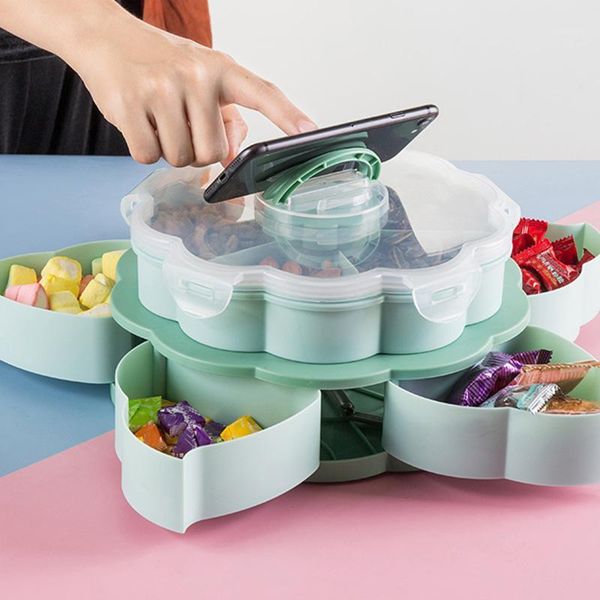 storage bottles & jars petal-shape rotating snack box table candy tray double layers household js23
storage bottles & jars petal-shape rotating snack box table candy tray double layers household js23