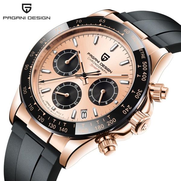 wristwatches 2021 pagani design mens quartz watches automatic date luxury gold wristwatch men waterproof chronograph japan vk63 clock man, Slivery;brown
wristwatches 2021 pagani design mens quartz watches automatic date luxury gold wristwatch men waterproof chronograph japan vk63 clock man, Slivery;brown