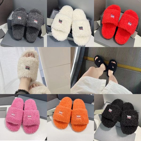 designer women ladys girls furry slide slipper spring and autumn pink real wool white logo embroidery fashion comfortable barefoot wear flip, Black
designer women ladys girls furry slide slipper spring and autumn pink real wool white logo embroidery fashion comfortable barefoot wear flip, Black