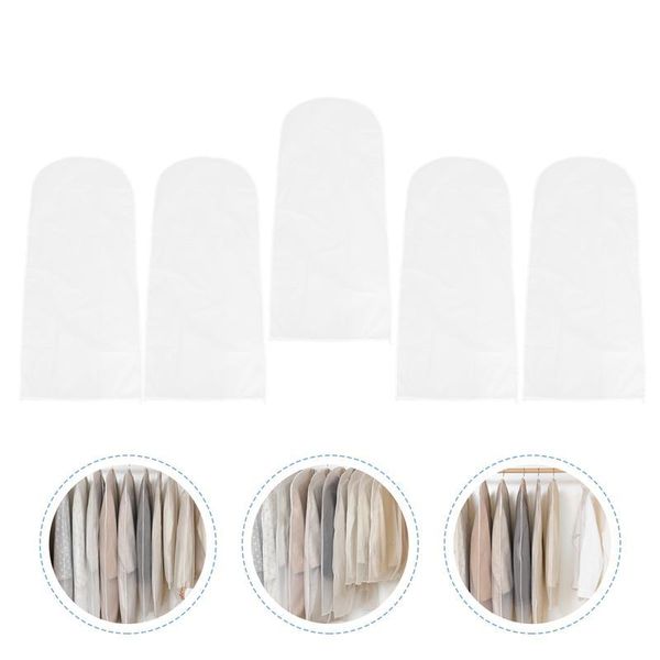 5pcs home closet clothes dust-proof cover water-proof suit (transparent) laundry bags
5pcs home closet clothes dust-proof cover water-proof suit (transparent) laundry bags