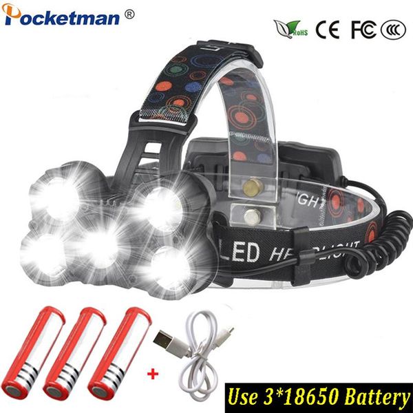 headlamps super bright 5*t6 leds waterproof led headlamp zoom headlight for fishing hunting light with 3*18650 battery
headlamps super bright 5*t6 leds waterproof led headlamp zoom headlight for fishing hunting light with 3*18650 battery