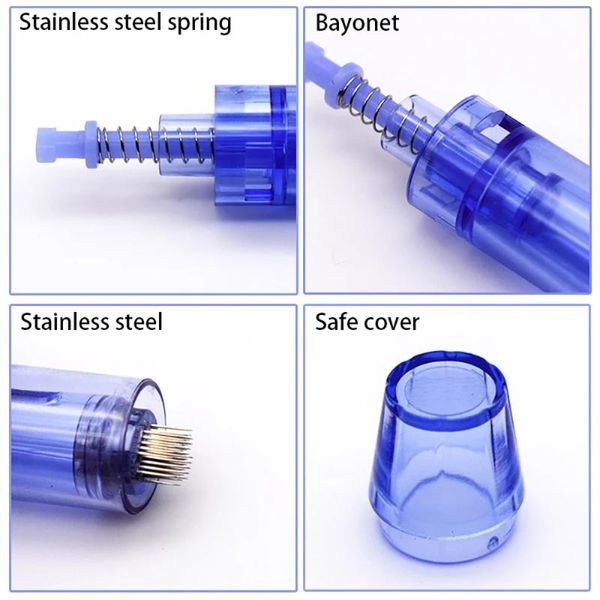 tattoo needles 10pcs electric pen cartridges 9 12 24 36 42 pin bayonet for a1 a6 auto derma dr. needle screw mouth tip
tattoo needles 10pcs electric pen cartridges 9 12 24 36 42 pin bayonet for a1 a6 auto derma dr. needle screw mouth tip