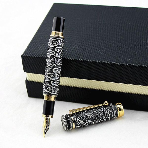 luxury jinhao dragon fountain pen vintage 0.5mm nib ink pens for writing office supplies stationery caneta tinteiro
luxury jinhao dragon fountain pen vintage 0.5mm nib ink pens for writing office supplies stationery caneta tinteiro