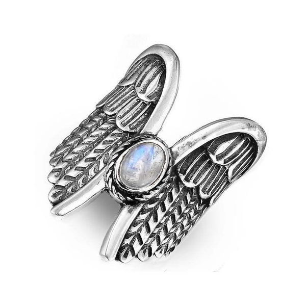 wedding rings cute angel wing big engagement ring vintage male female white oval moonstone charm silver color for women men, Slivery;golden
wedding rings cute angel wing big engagement ring vintage male female white oval moonstone charm silver color for women men, Slivery;golden