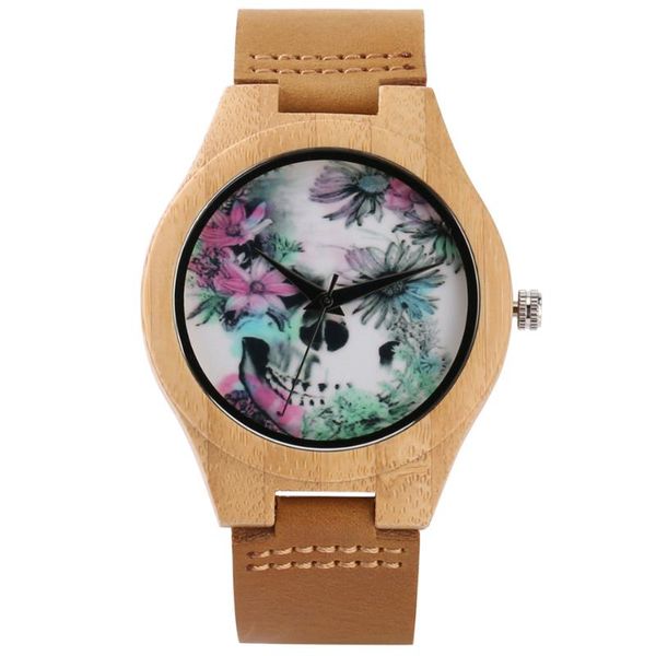wristwatches redfire flower skull ladies bamboo wood watch quartz timepiece brown genuine leather women's wooden clock relojes femenino, Slivery;brown
wristwatches redfire flower skull ladies bamboo wood watch quartz timepiece brown genuine leather women's wooden clock relojes femenino, Slivery;brown