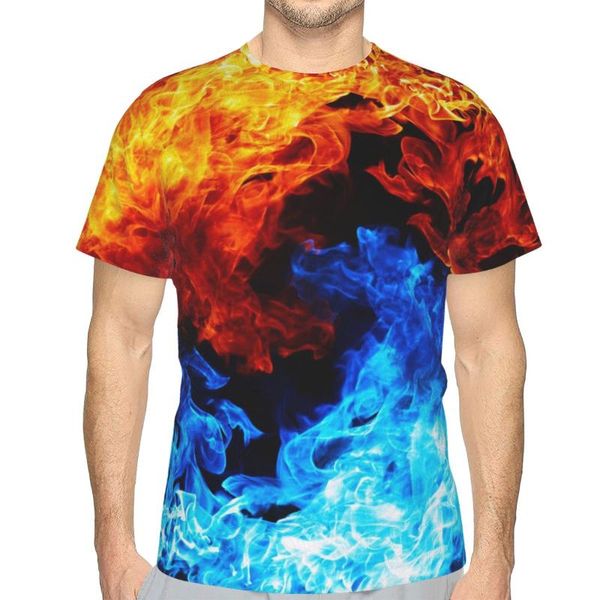 printed men t-shirt cool fire and water t shirt fashion short sleeve streetwear o neck tee men's t-shirts, White;black
printed men t-shirt cool fire and water t shirt fashion short sleeve streetwear o neck tee men's t-shirts, White;black