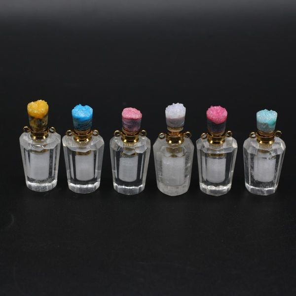 charms natural crystal perfume bottle pendant essential oil diffusertwo-hole connector for jewelry make diy bracelet necklace accessory, Bronze;silver
charms natural crystal perfume bottle pendant essential oil diffusertwo-hole connector for jewelry make diy bracelet necklace accessory, Bronze;silver