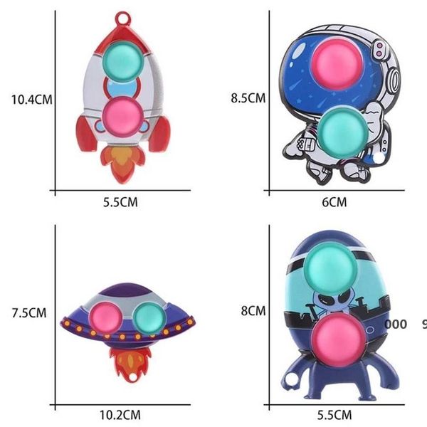 space theme push fidget toys sensory spacecraft spaceship rocket spaceman shape bubbles key ring keychain party fwb9756
space theme push fidget toys sensory spacecraft spaceship rocket spaceman shape bubbles key ring keychain party fwb9756